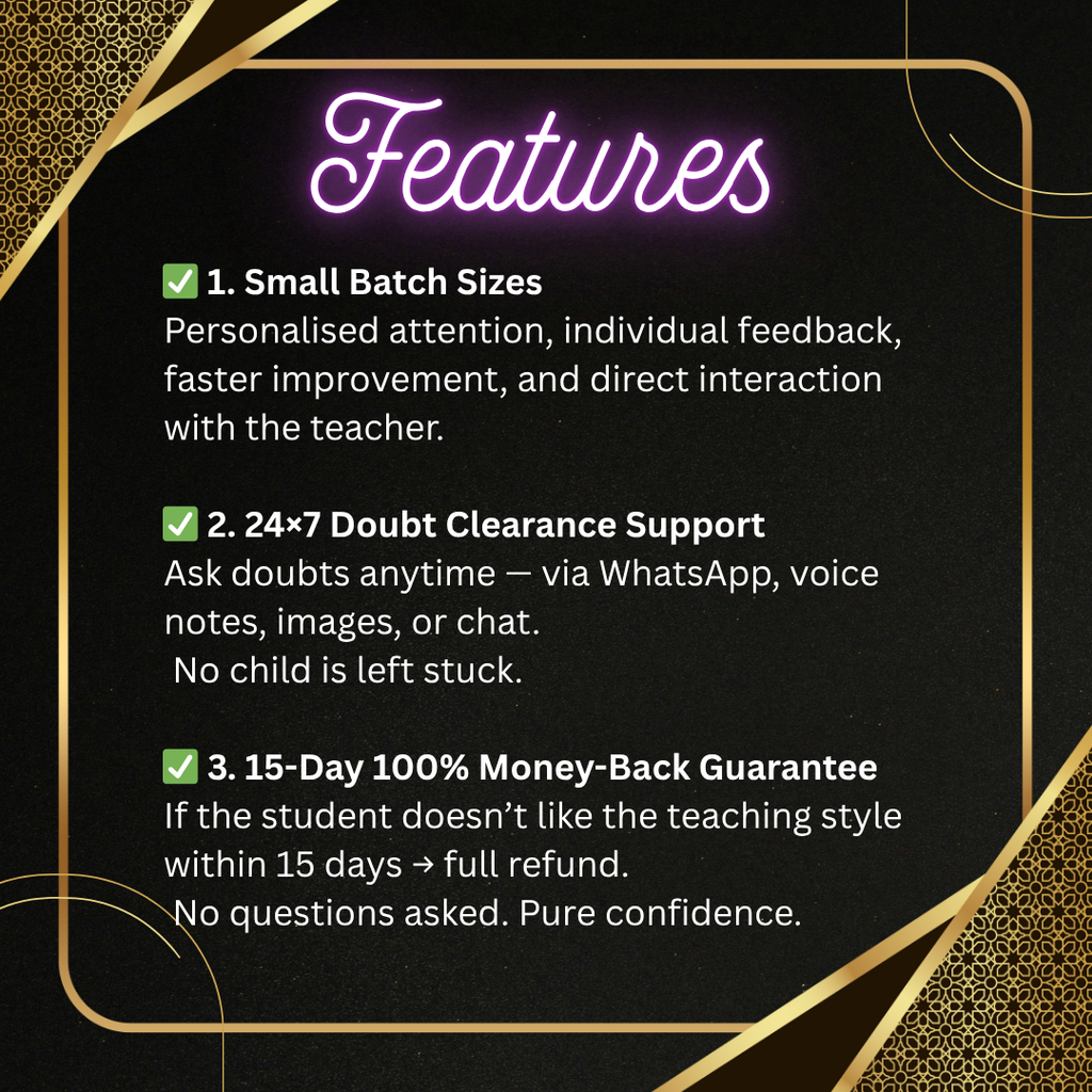 Crash Course : Class 10th Board Exam (2 Months) Full Support {Small Size Batch}